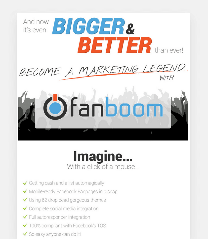Fanboom - bigger and better screenshot