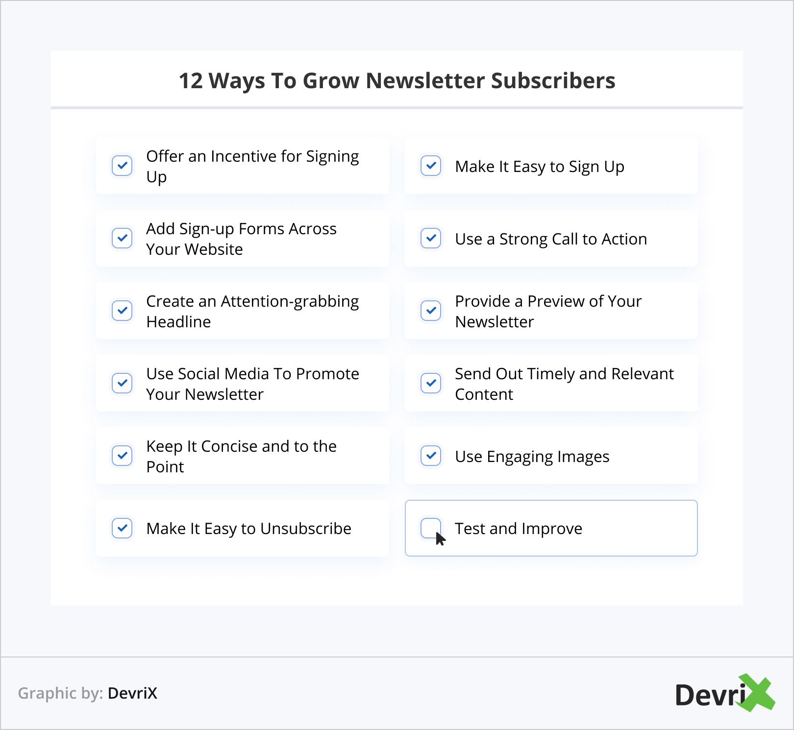 12 Ways To Grow Newsletter Subscribers