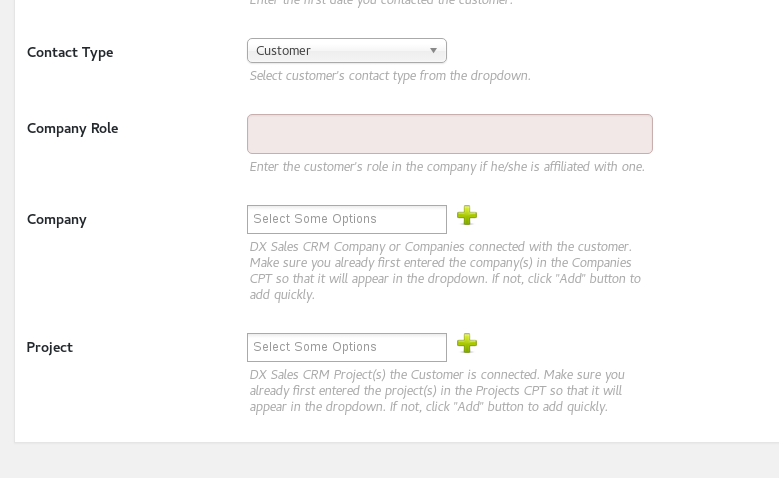 A neat pop-up appears for creating these, and autocomplete for filling in