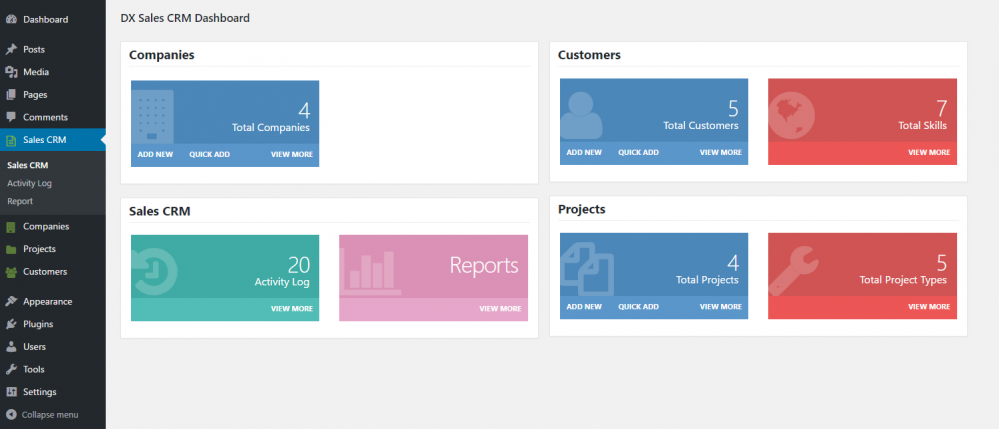 That's the unified Sales dashboard you'll use
