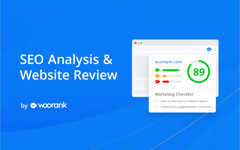 SEO & Website Analysis by WooRank