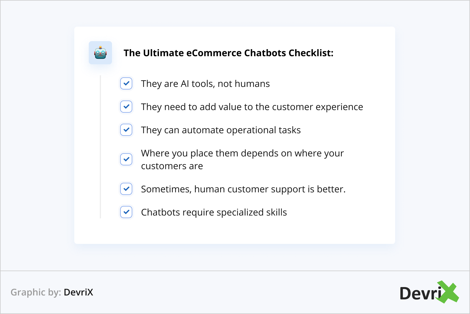 The Ultimate eCommerce Chatbots Checklist