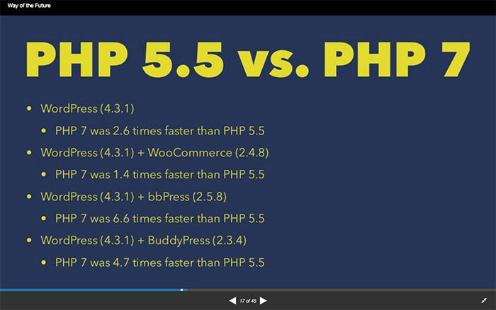 PHP7 Benefits