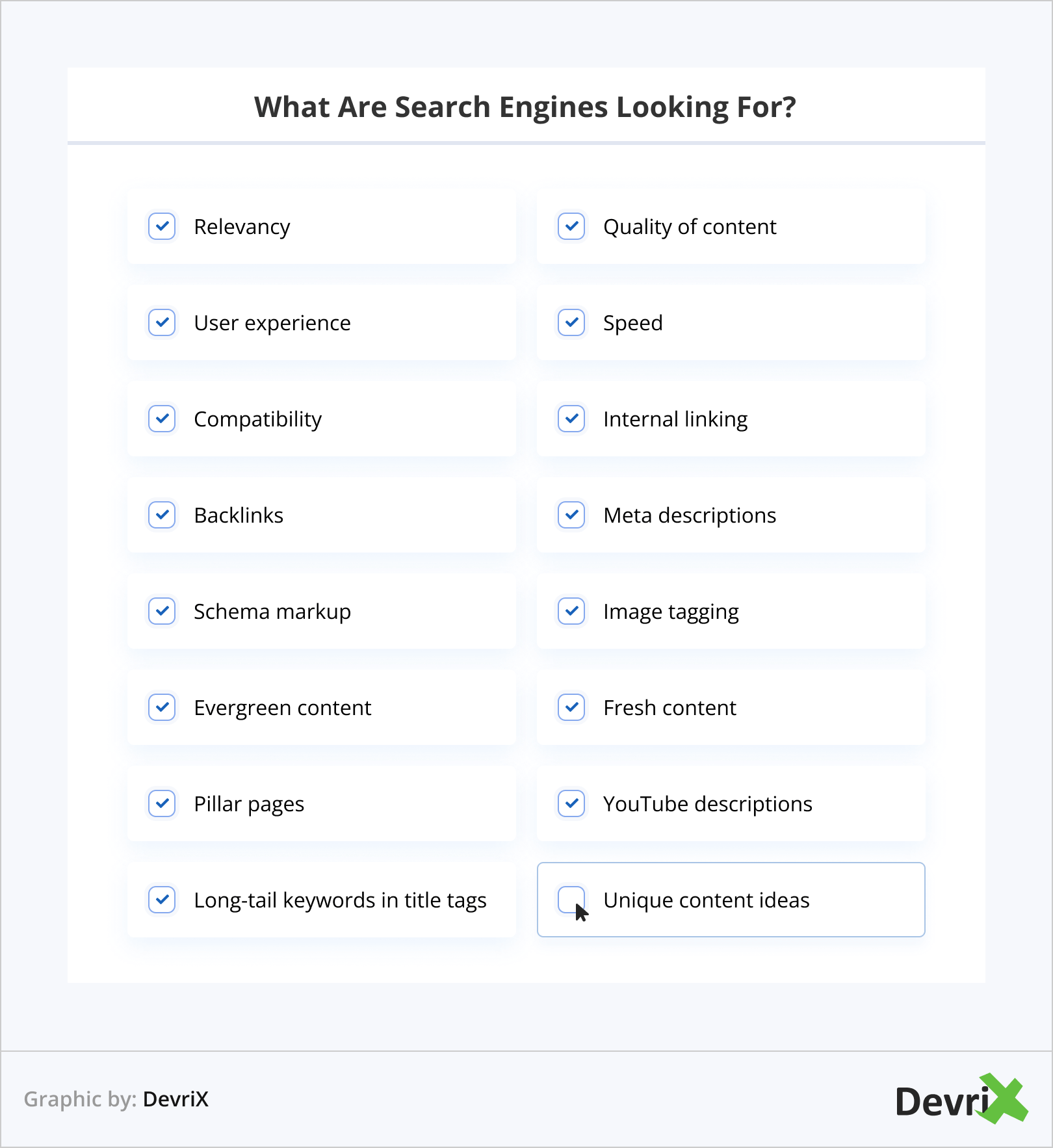 What Are Search Engines Looking For