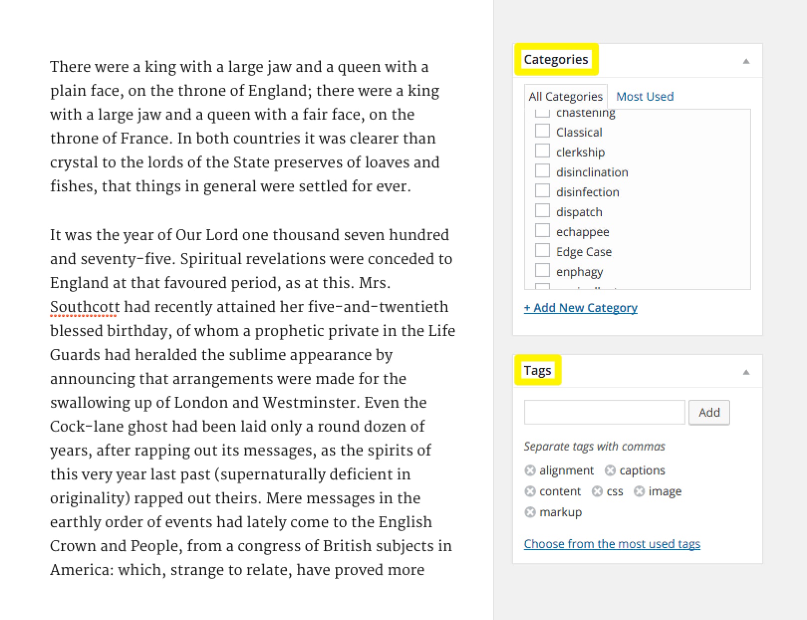 What Are WordPress Tags and Categories
