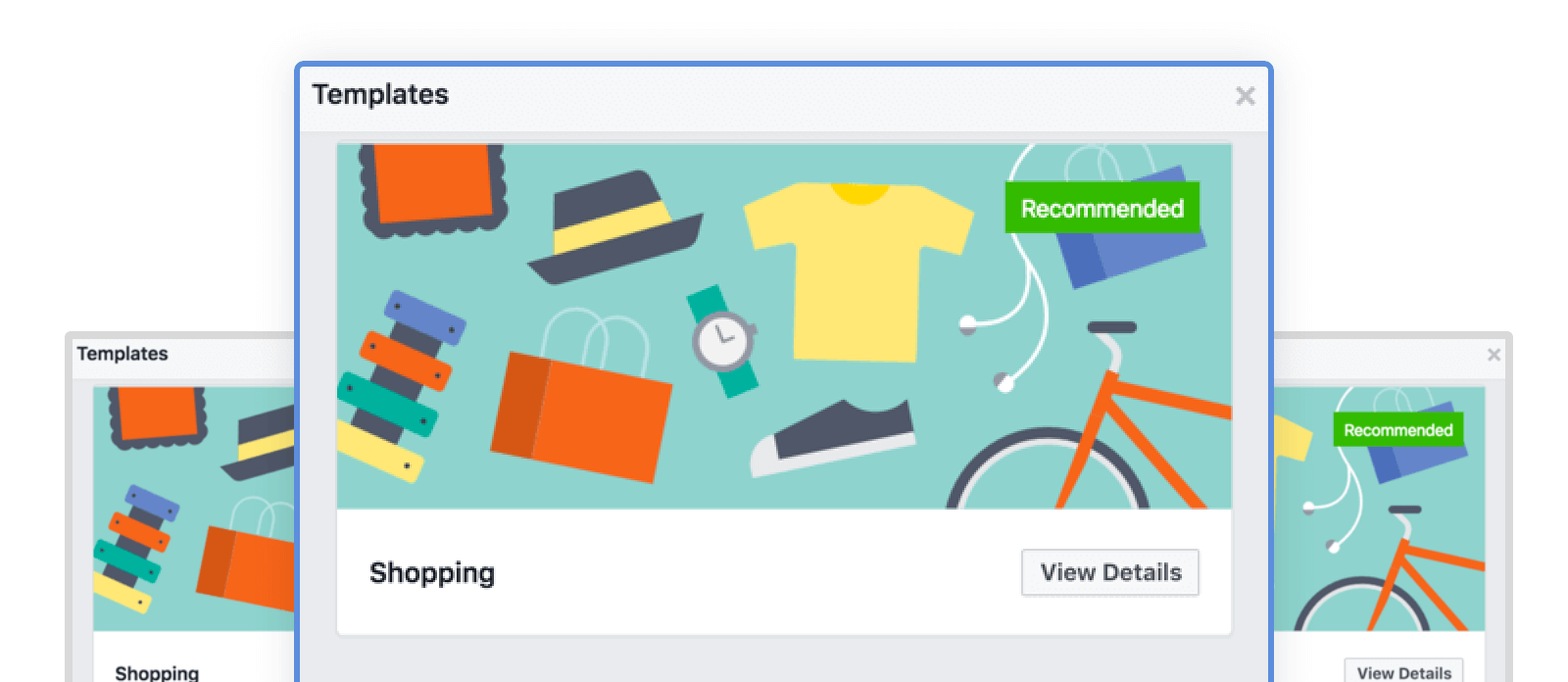 Shopping Facebook template