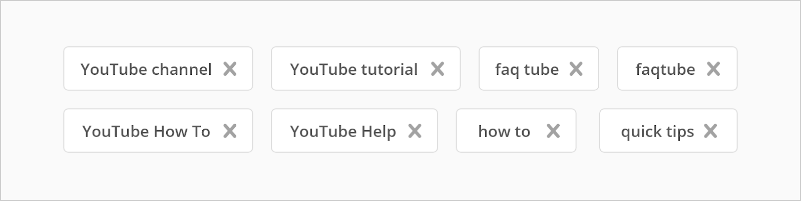 YouTube-tags