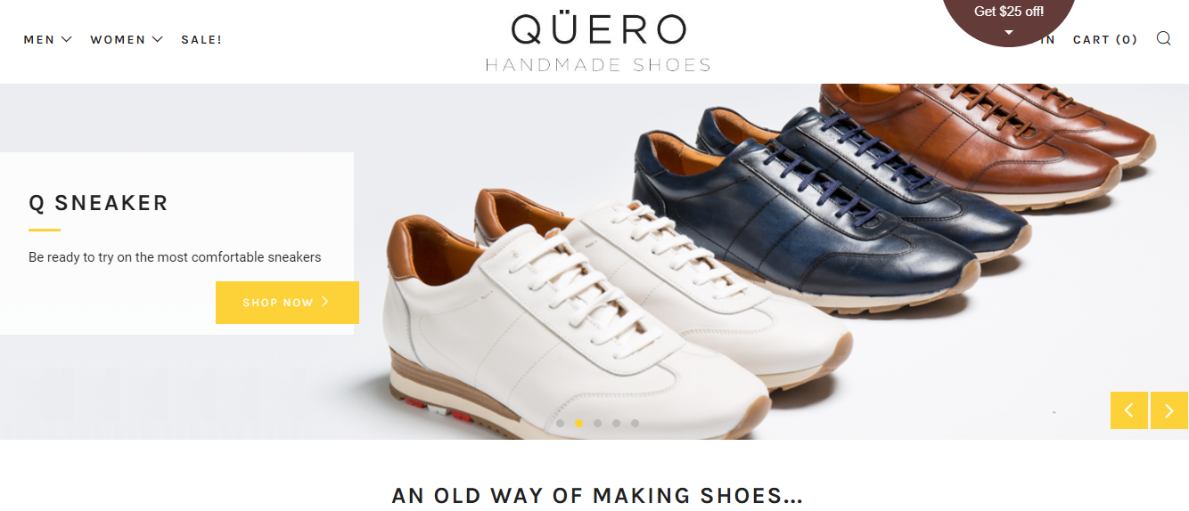 Quero handmade shoes online store
