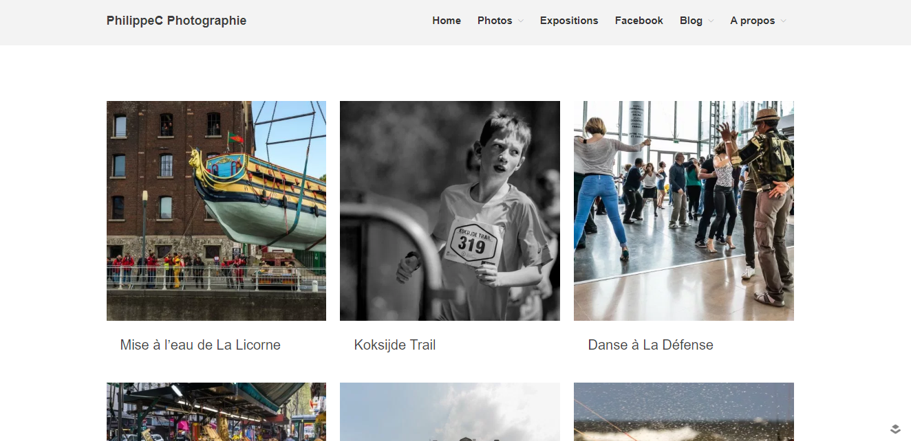 PhilippeC Photographie portfolio website