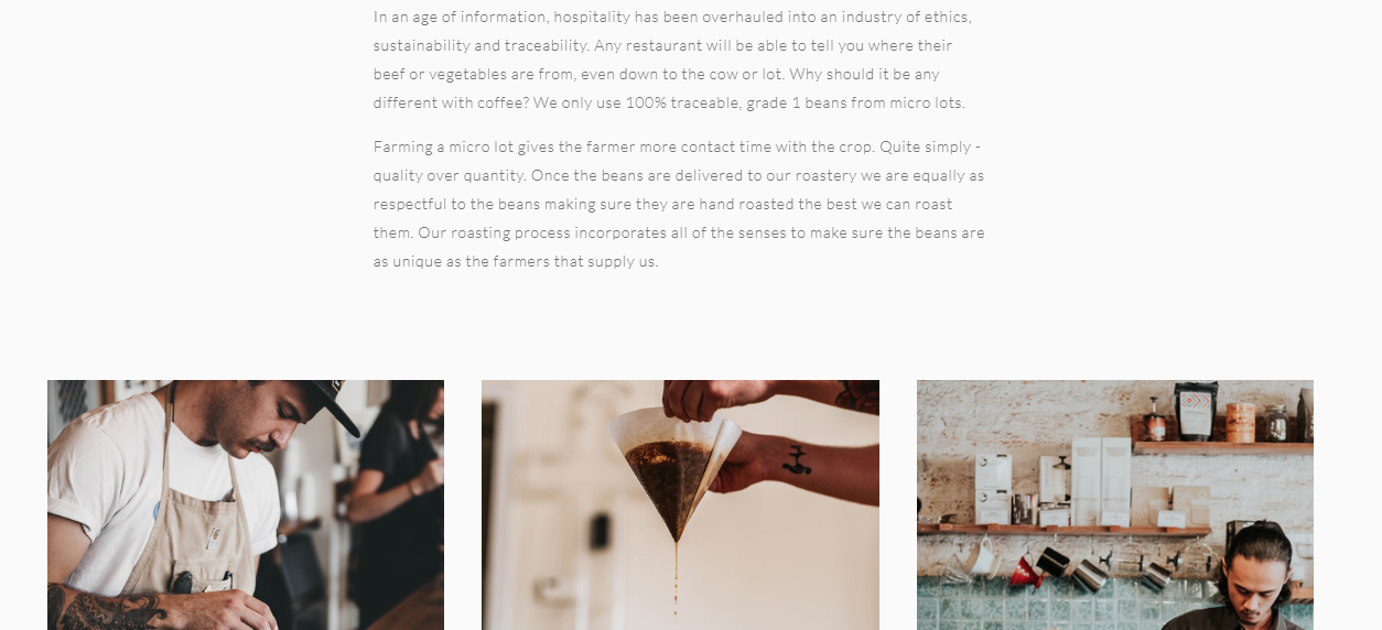 Department of Coffee and Social Affairs about coffee page