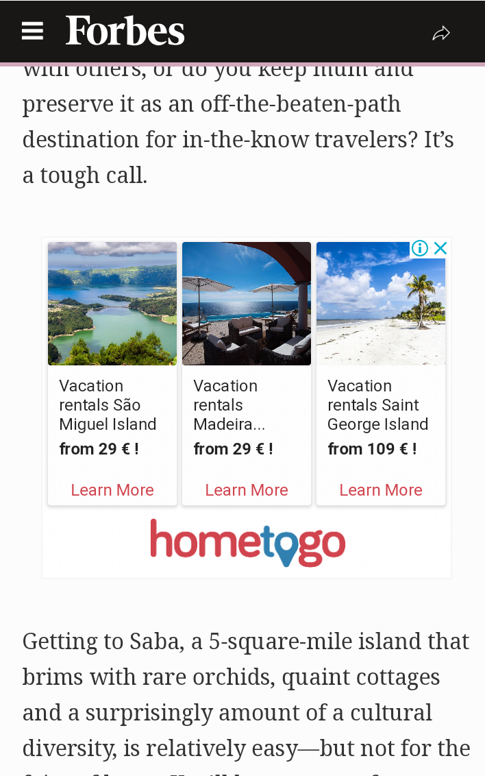Forbes mobile friendly ads