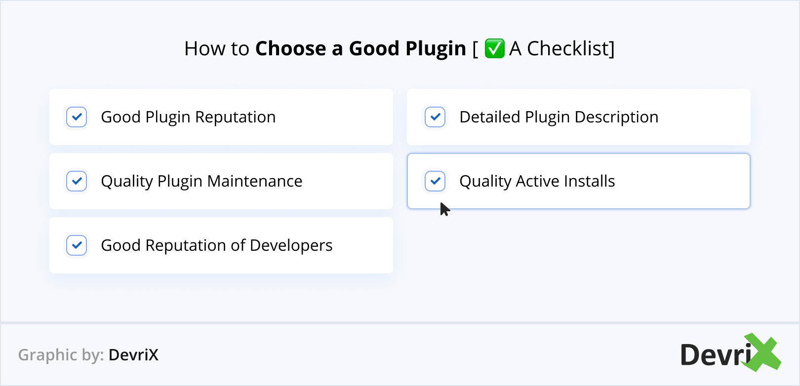 How to Choose a Good Plugin A Checklist