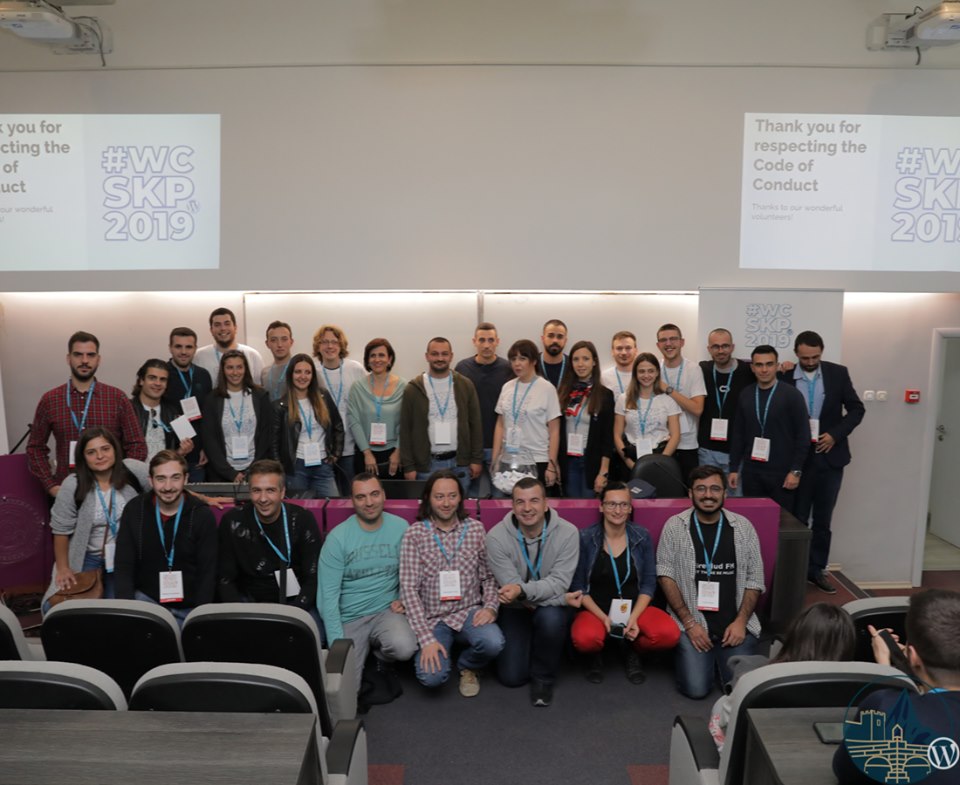 WordCamp Skopje 2019 team