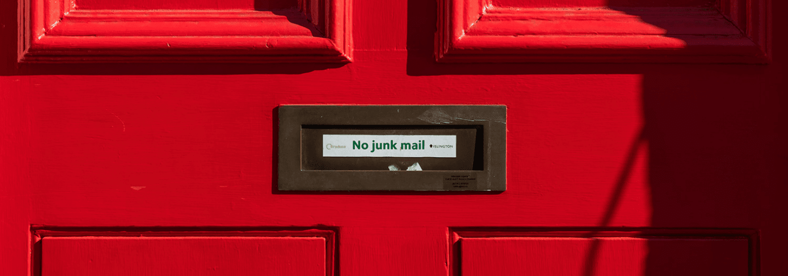 no junk mail door