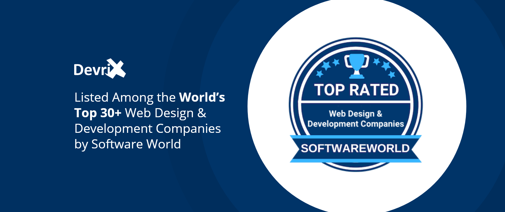 DevriX on World’s-Top 30-Web-Design-&-Development-Companies