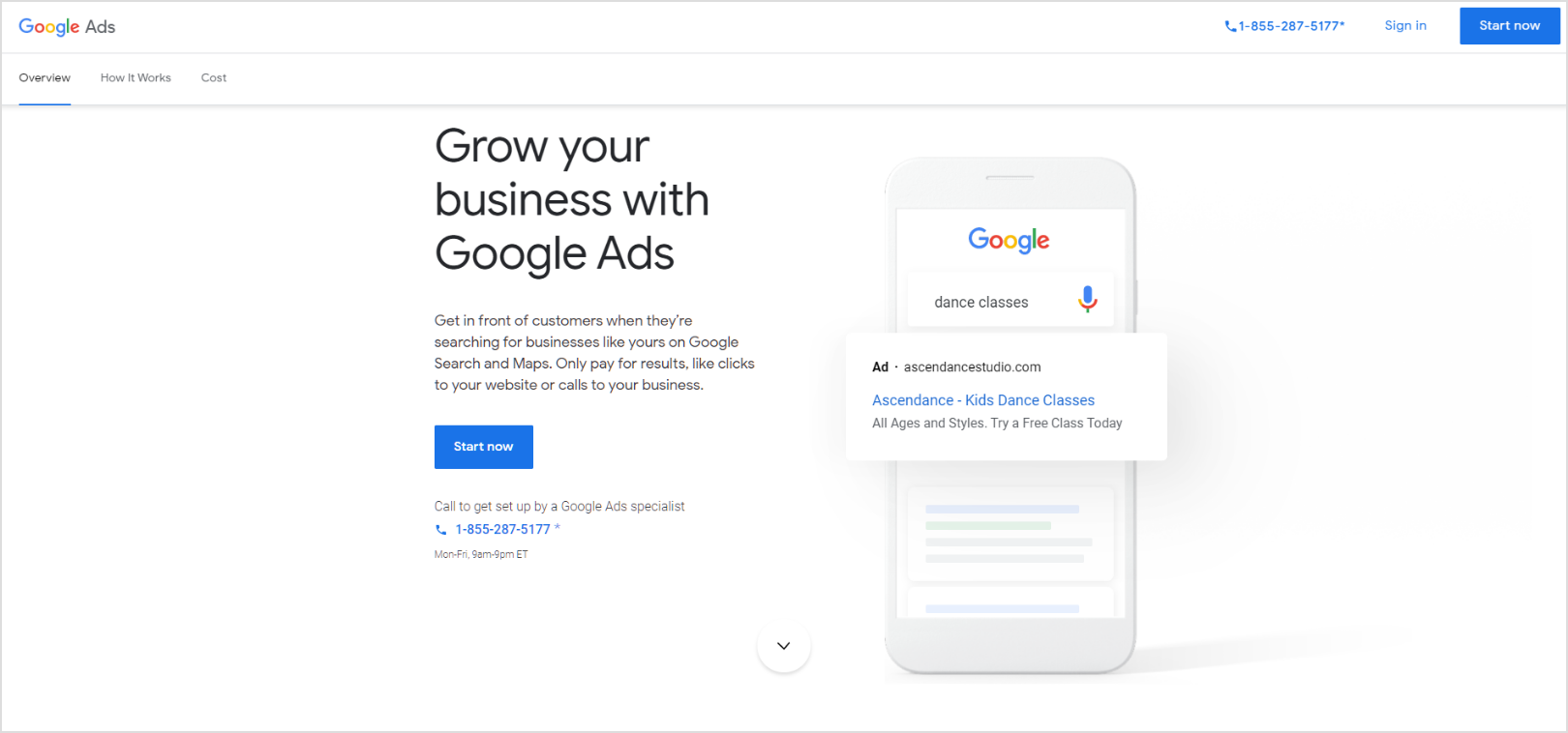 grow your business with google ads