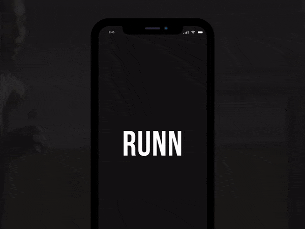 A gif for the Run App
