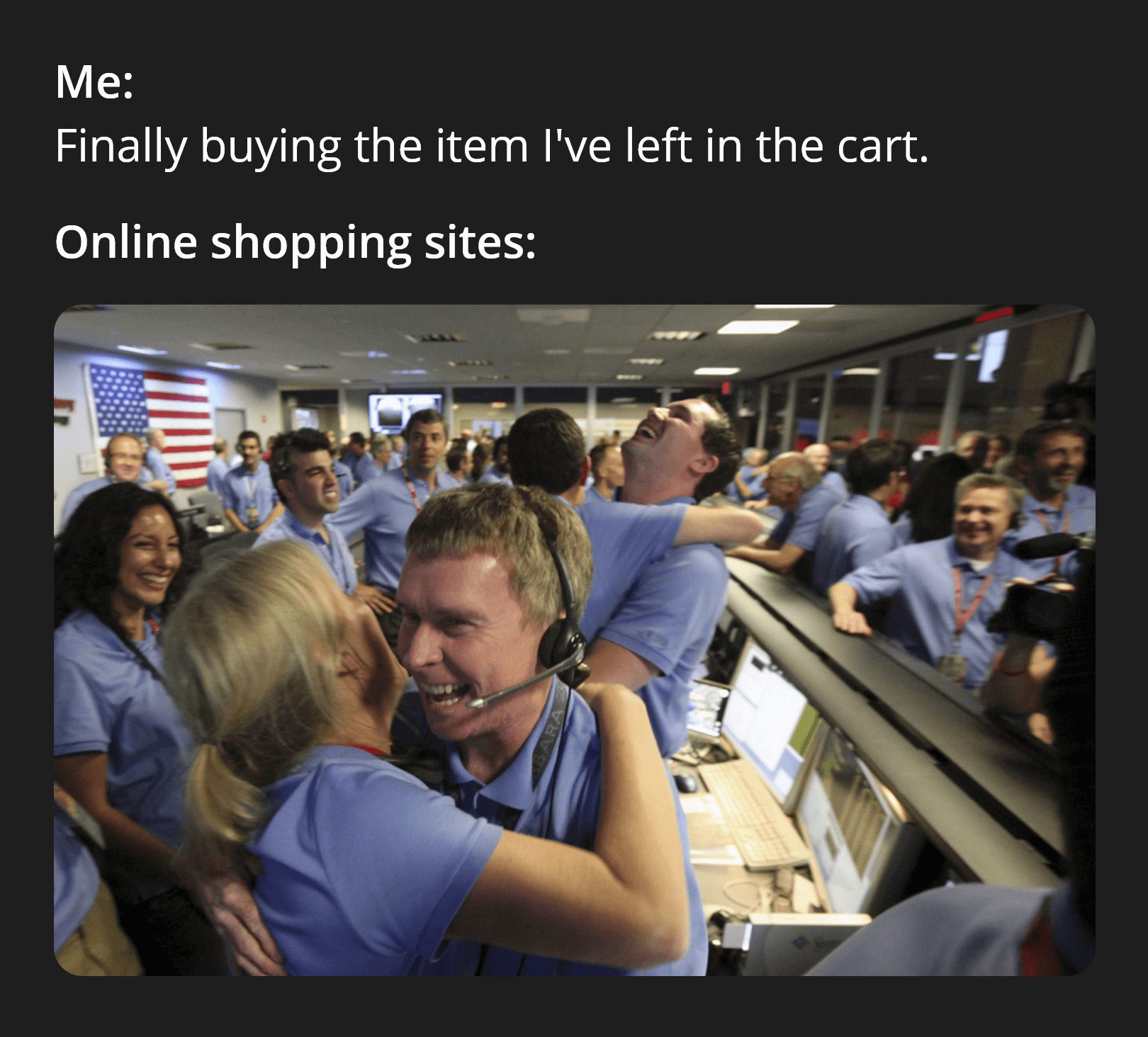 Online shopping sites meme
