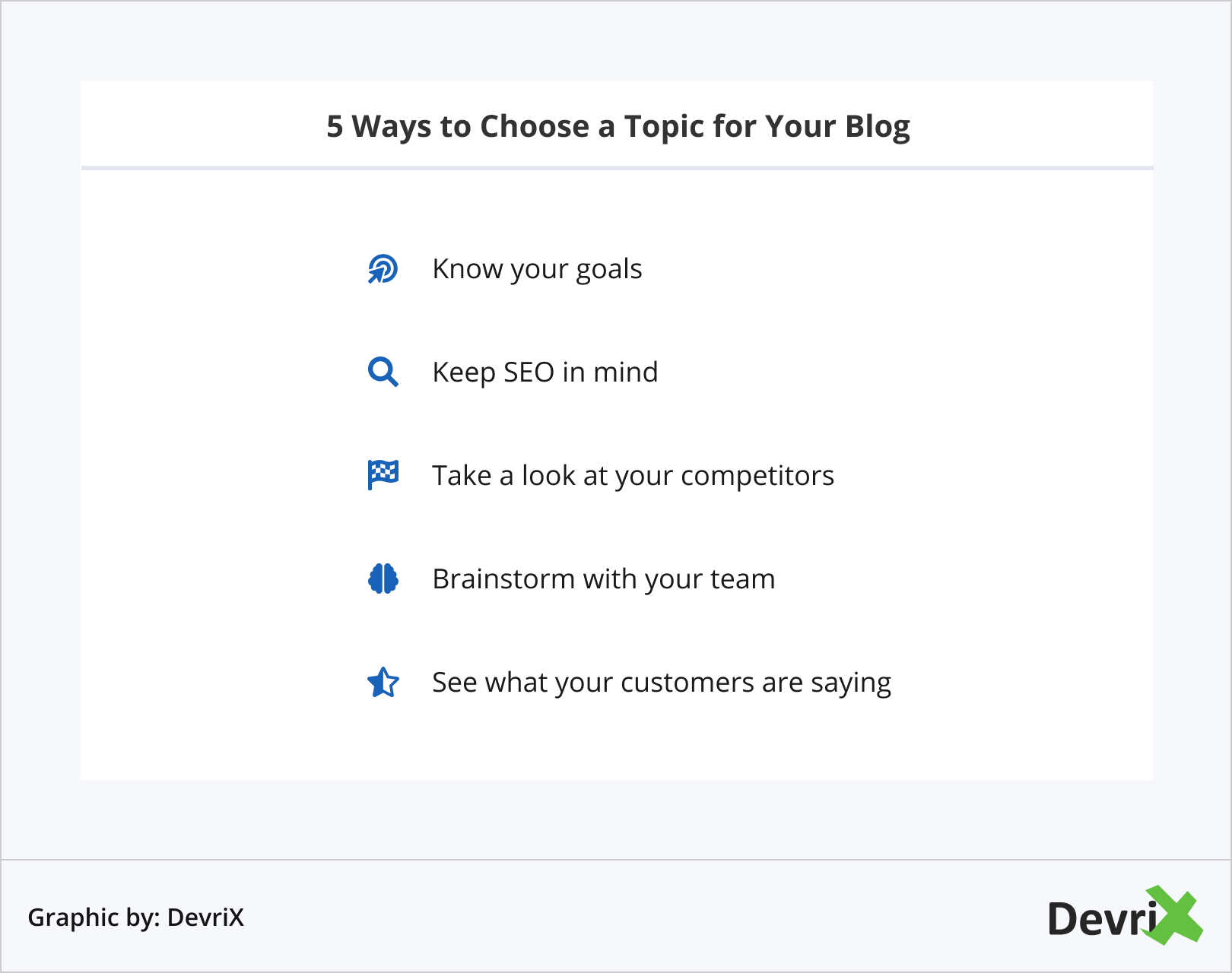 5 Ways to Choose a Topic for Your Blog