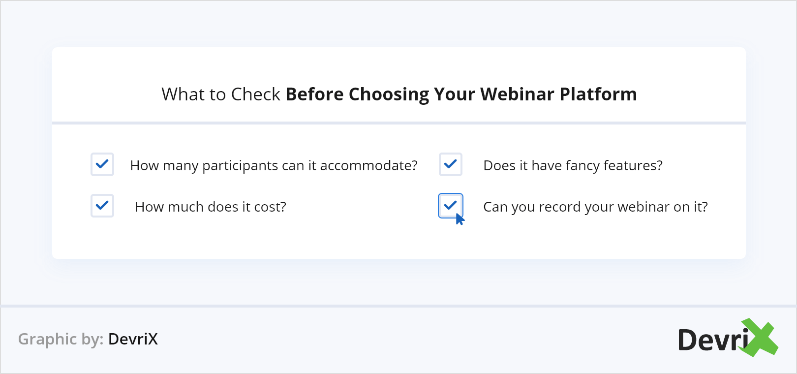 What to Check Before Choosing your Webinar Platform