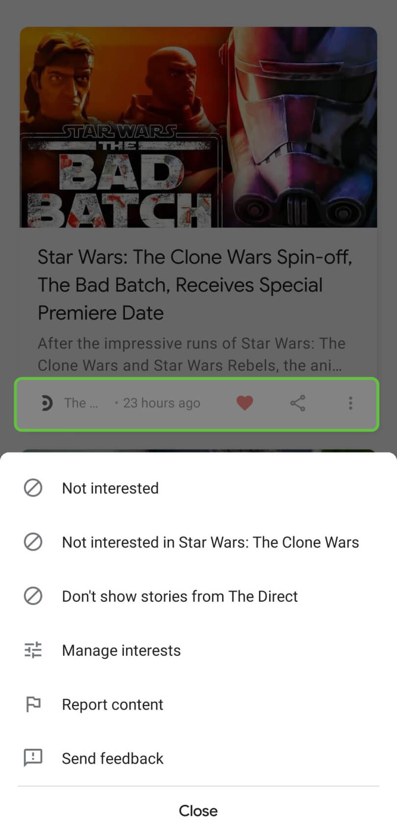 star wars google discover