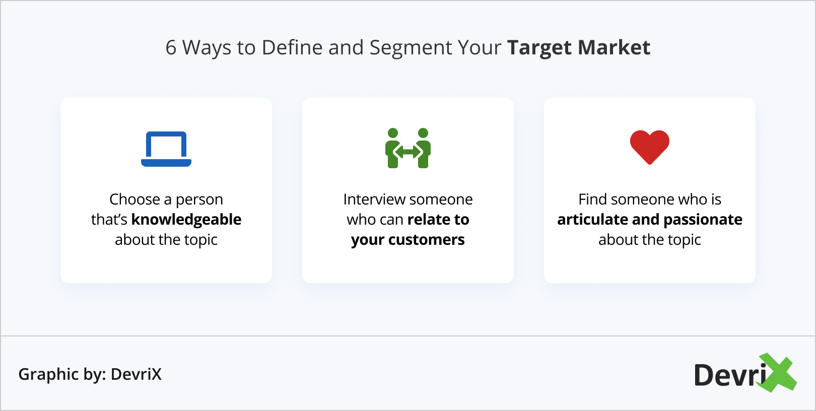 6 Ways to Define and Segment Your Target Market
