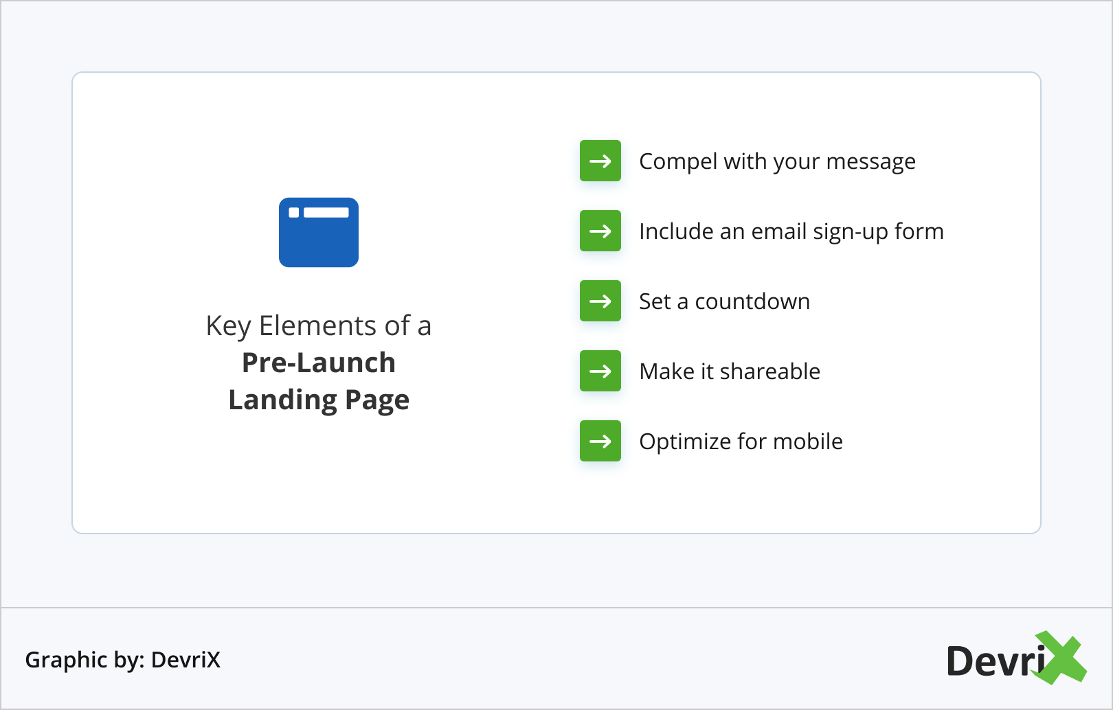 Key Elements of a Pre-Launch Landing Page