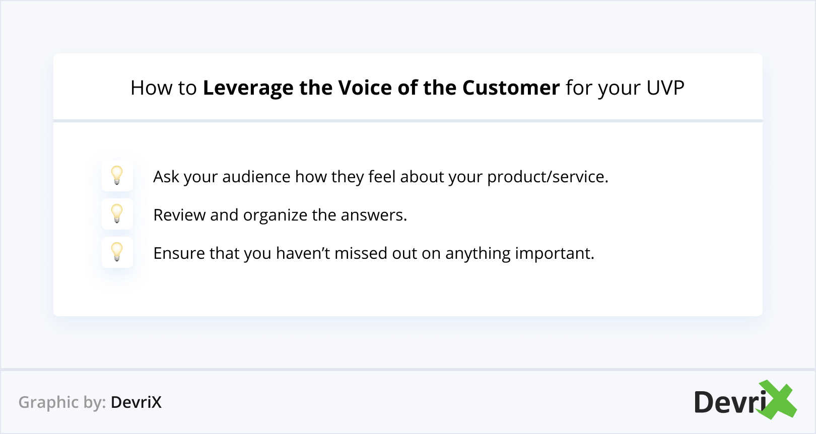 How to Leverage the Voice of the Customer for your UVP