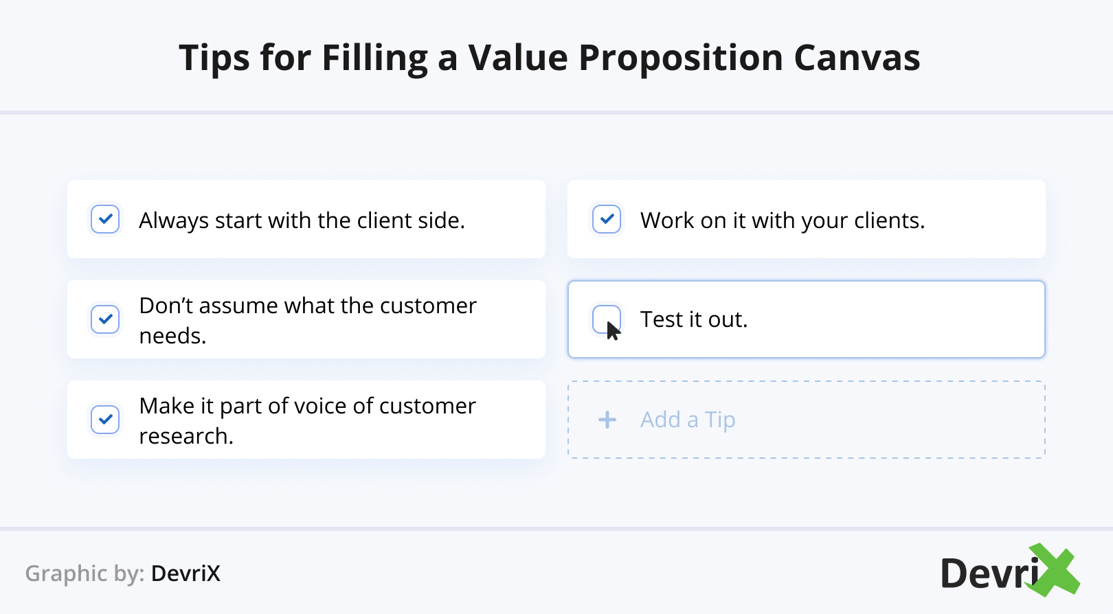 Tips for Filling a Value Proposition Canvas