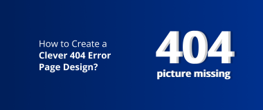 How to Create a Clever 404 Error Page Design