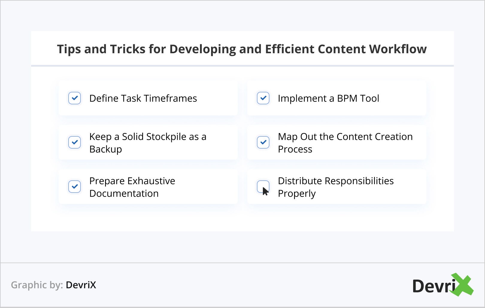 Tips and Tricks for Developing and Efficient Content Workflow