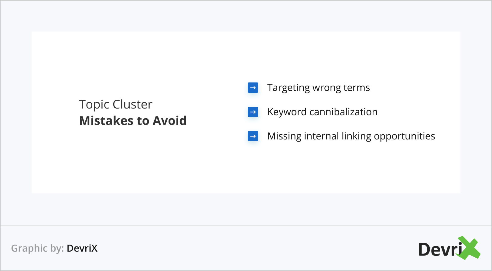 Topic Cluster Mistakes to Avoid