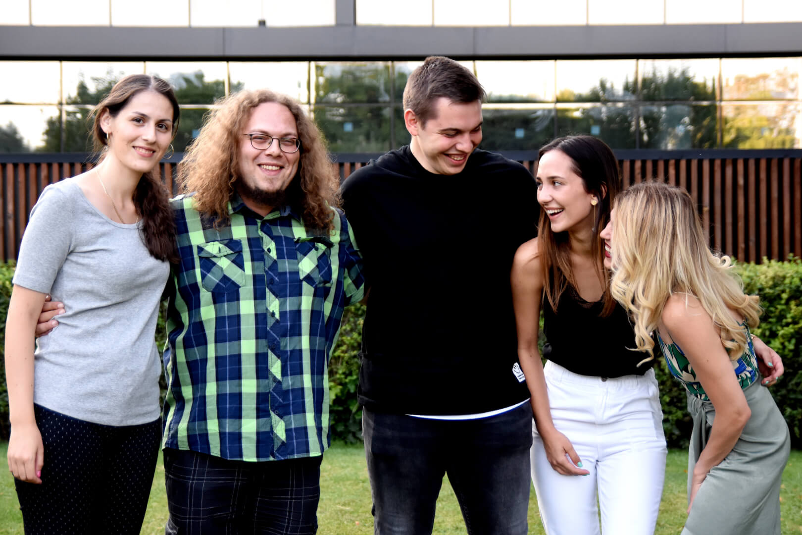 Elly, the marketing coordinator of DevriX with the marketing team