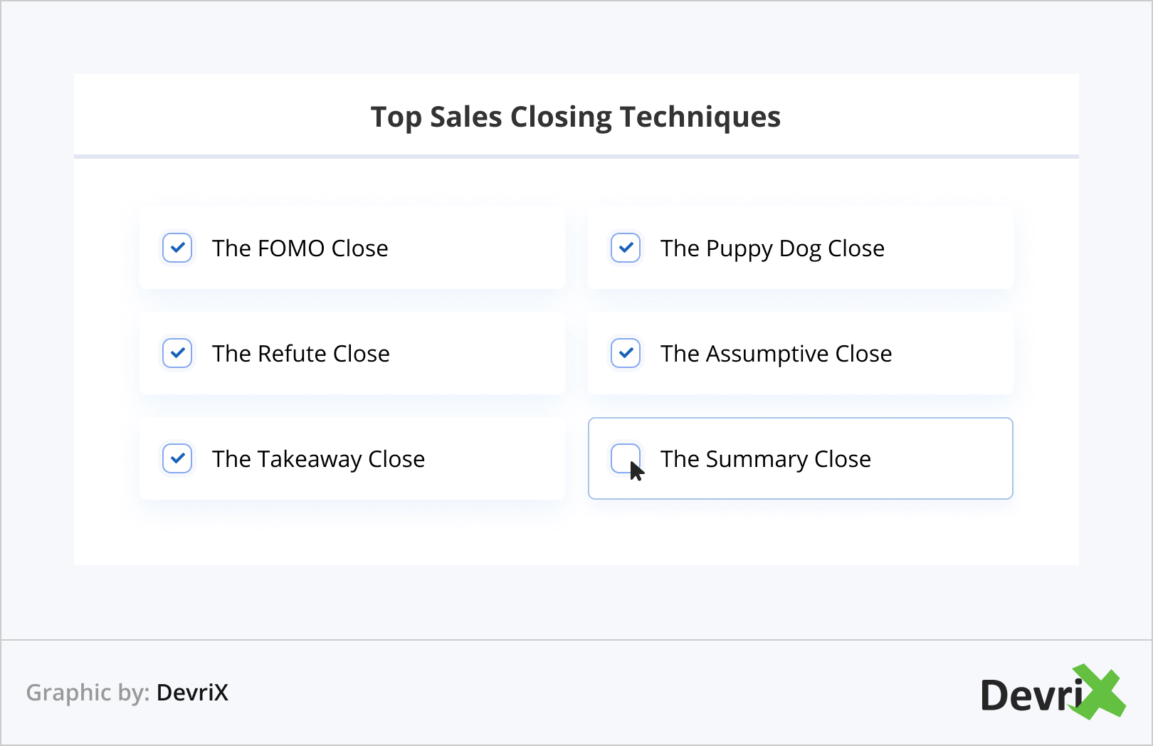 Top Sales Closing Techniques