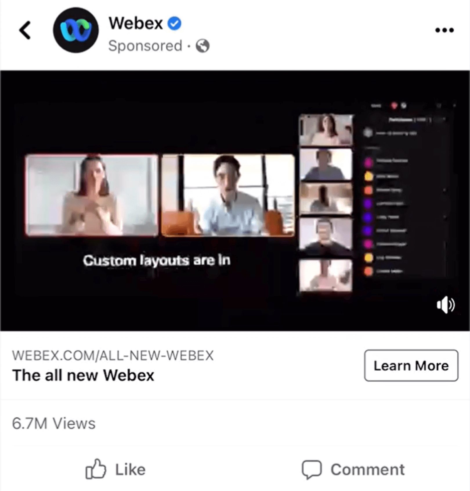 Webex by Cisco's Brand Awareness Campaign