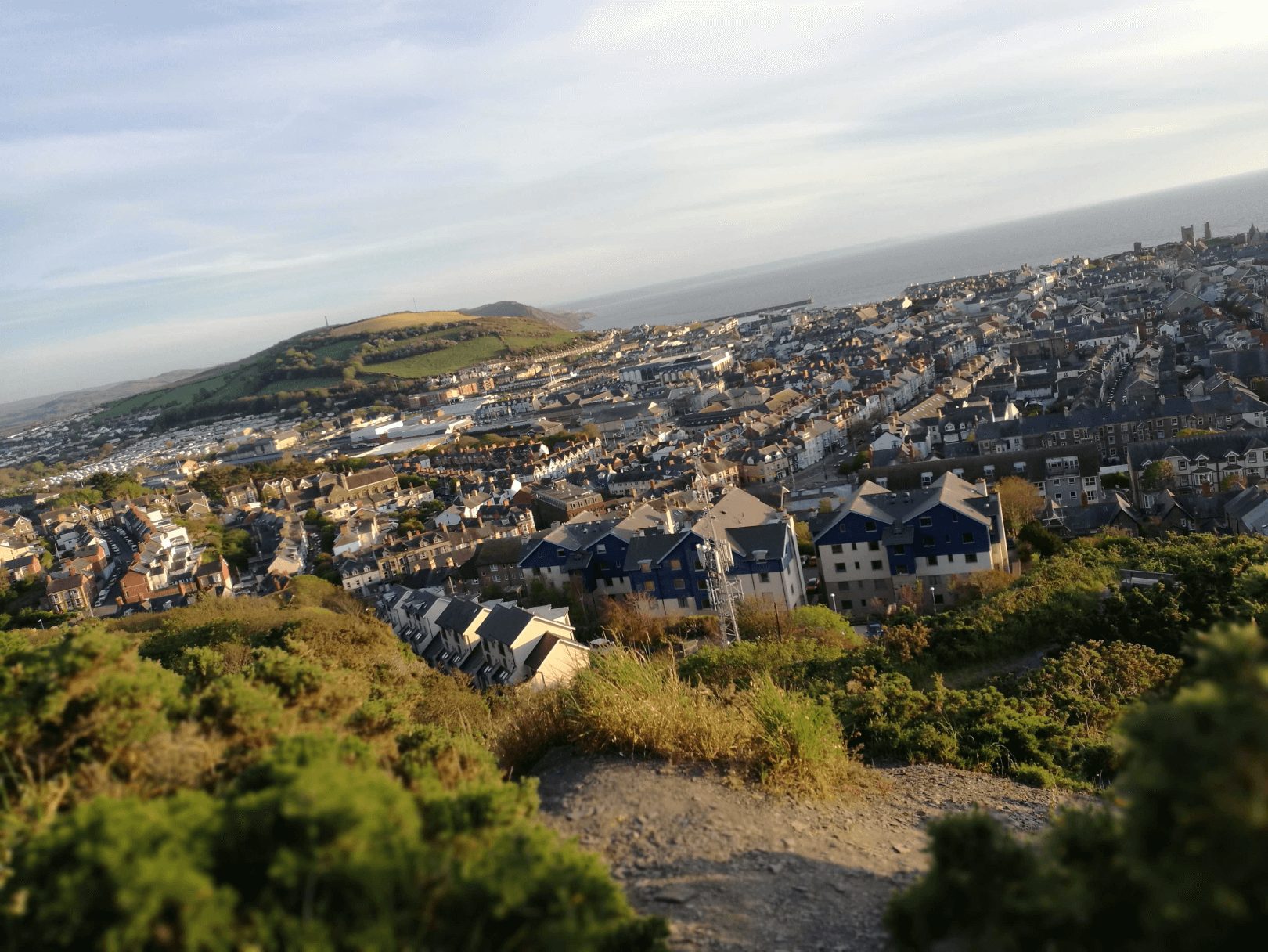 The town of Aberystwyth - city view photo
