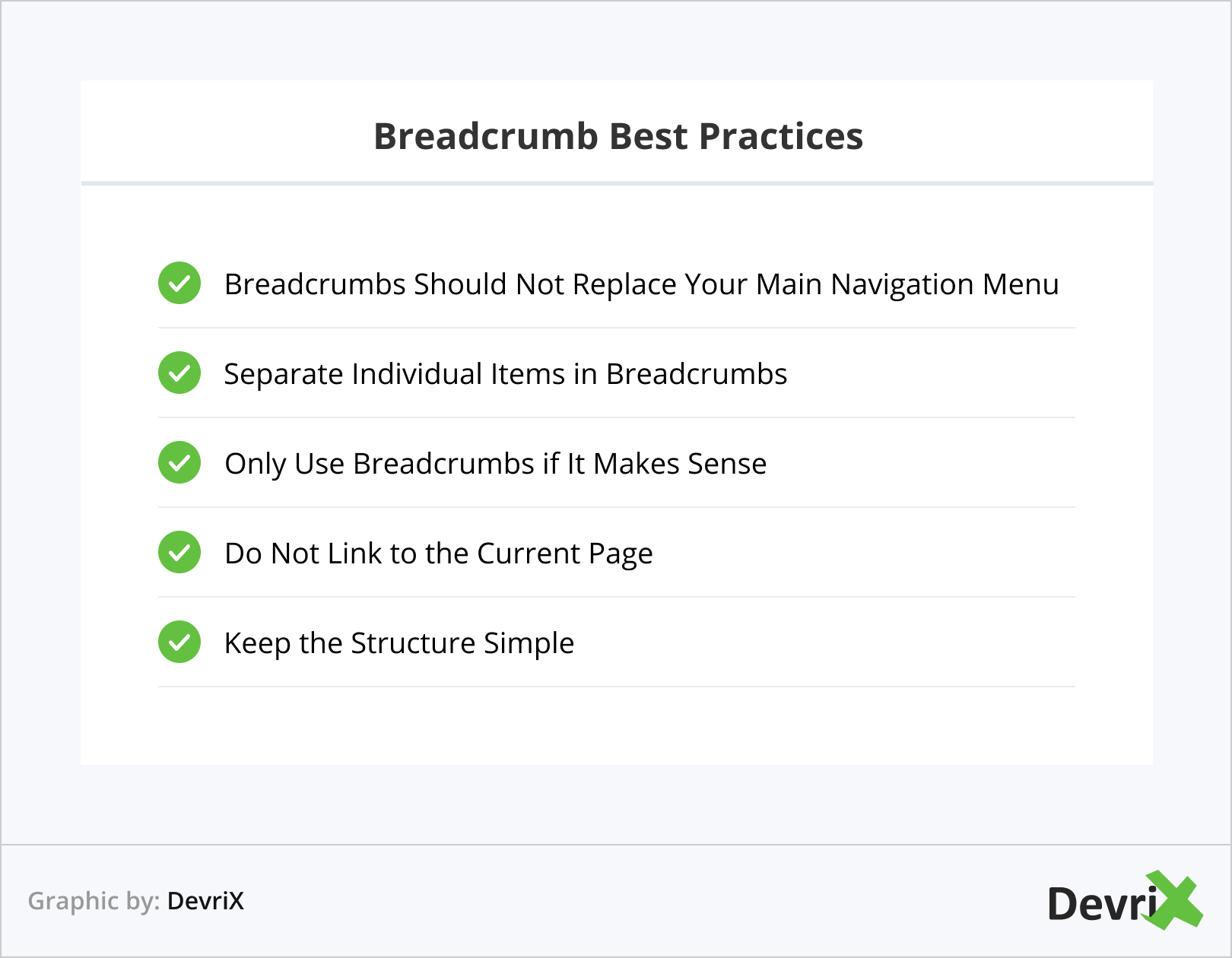 Breadcrumb Best Practices