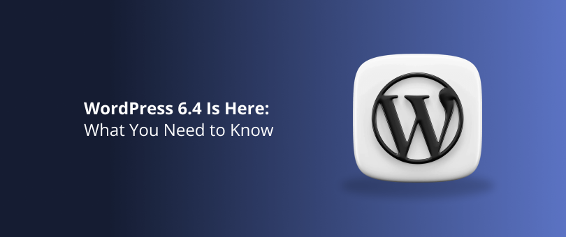 WordPress 6.4 featured image