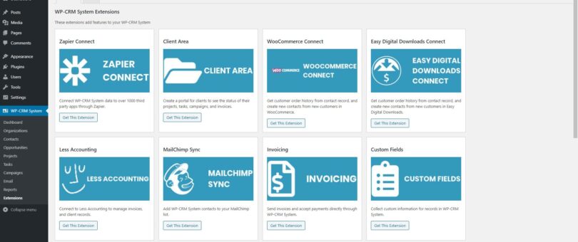 wordpress crm systems